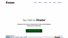 What Xtraxtor.com website looked like in 2020 (3 years ago)