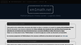 What Xm1math.net website looked like in 2020 (3 years ago)