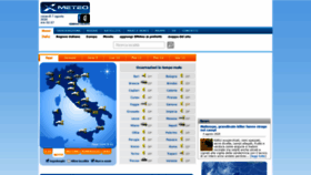 What Xmeteo.it website looked like in 2020 (3 years ago)