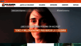 What Xsolidaria.org website looked like in 2020 (3 years ago)