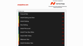 What Xmasztime.com website looked like in 2020 (5 years ago)