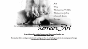 What Xerraireart.com website looked like in 2020 (3 years ago)