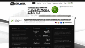 What Xhtmlmania.com website looked like in 2020 (3 years ago)