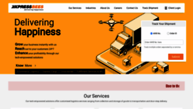 What Xpressbees.com website looked like in 2020 (3 years ago)
