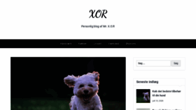 What Xor.dk website looked like in 2020 (3 years ago)