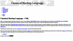 What Xml-cml.org website looked like in 2020 (3 years ago)
