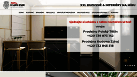 What Xxl-kuchyne.cz website looked like in 2020 (3 years ago)
