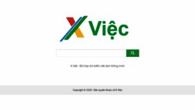 What Xviec.com website looked like in 2020 (3 years ago)