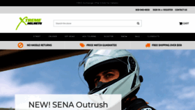 What Xtremehelmets.com website looked like in 2020 (4 years ago)