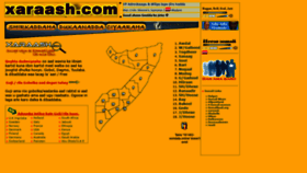 What Xaraash.com website looked like in 2020 (3 years ago)