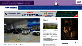 What Xabar.uz website looked like in 2020 (3 years ago)