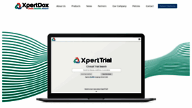 What Xpertdox.com website looked like in 2021 (3 years ago)