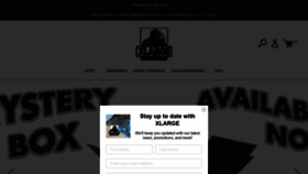What Xlarge.com website looked like in 2021 (3 years ago)