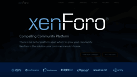 What Xenforo.com website looked like in 2021 (3 years ago)