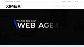 What Xiphertech.com website looked like in 2021 (3 years ago)