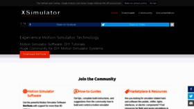 What Xsimulator.net website looked like in 2021 (3 years ago)