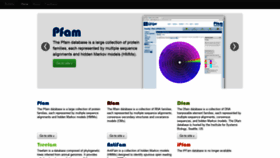 What Xfam.org website looked like in 2021 (3 years ago)