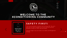 What Xconditioning.com website looked like in 2021 (3 years ago)