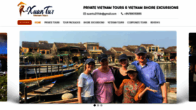 What Xuantuvietnamtours.com website looked like in 2021 (3 years ago)