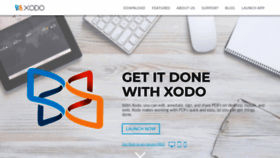 What Xodo.com website looked like in 2021 (3 years ago)