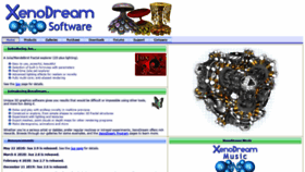 What Xenodream.com website looked like in 2021 (3 years ago)