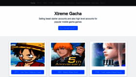 What Xtreme-gacha.com website looked like in 2021 (3 years ago)