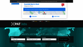 What Xpatjobs.com website looked like in 2021 (3 years ago)
