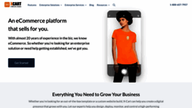 What X-cart.com website looked like in 2021 (4 years ago)