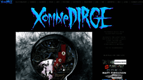 What Xombiedirge.com website looked like in 2021 (3 years ago)