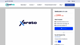 What Xarato.com website looked like in 2021 (3 years ago)