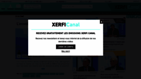 What Xerficanal.com website looked like in 2021 (3 years ago)
