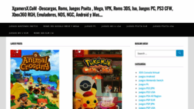 What Xgamersx.com website looked like in 2021 (3 years ago)