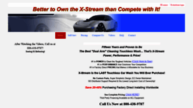 What X-streamwashsystems.com website looked like in 2021 (3 years ago)