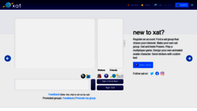 What Xat.com website looked like in 2021 (2 years ago)