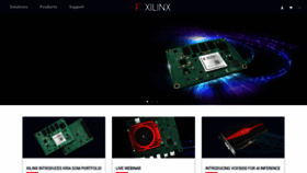 What Xilinx.com website looked like in 2021 (2 years ago)