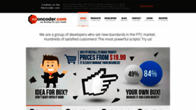 What Xeoncoder.com website looked like in 2021 (4 years ago)