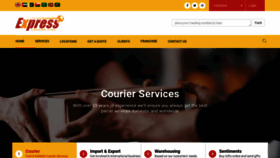 What Xpresscourierlink.com website looked like in 2021 (4 years ago)