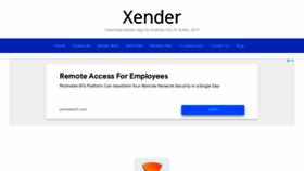 What Xender.pro website looked like in 2021 (2 years ago)