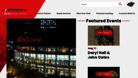 What Xcelenergycenter.com website looked like in 2021 (2 years ago)
