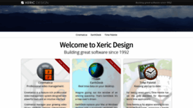 What Xericdesign.com website looked like in 2021 (2 years ago)