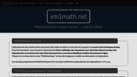 What Xm1math.net website looked like in 2021 (2 years ago)