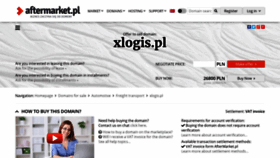 What Xlogis.pl website looked like in 2021 (2 years ago)