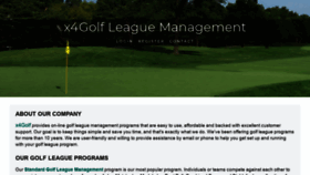 What X4golf.com website looked like in 2021 (2 years ago)