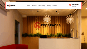 What Xeospaces.com website looked like in 2021 (2 years ago)