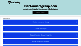 What Xiantourismgroup.com website looked like in 2021 (2 years ago)