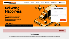 What Xpressbees.com website looked like in 2021 (2 years ago)