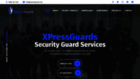What Xpressguards.com website looked like in 2021 (2 years ago)