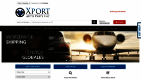 What Xportautoparts.com website looked like in 2021 (2 years ago)