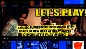 What Xmusic.ie website looked like in 2021 (4 years ago)