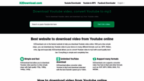What X2download.com website looked like in 2021 (2 years ago)